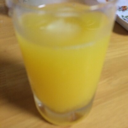 オレンジジュース多めです（≧∇≦）
美味しくいただきました。